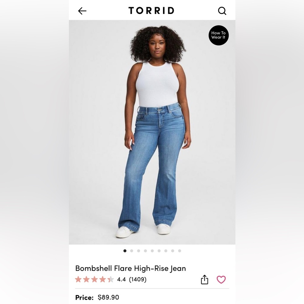 Bombshell Flare High-Rise Jeans